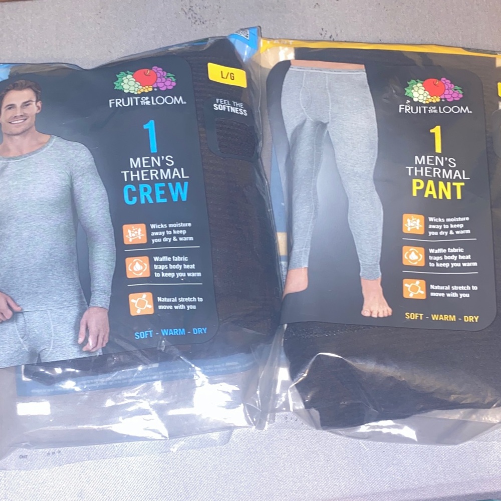 NEW!  THERMAL SET IN BLACK